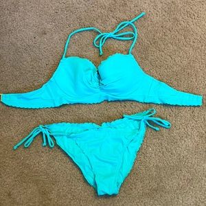 Victoria secret Scalloped bathing suit